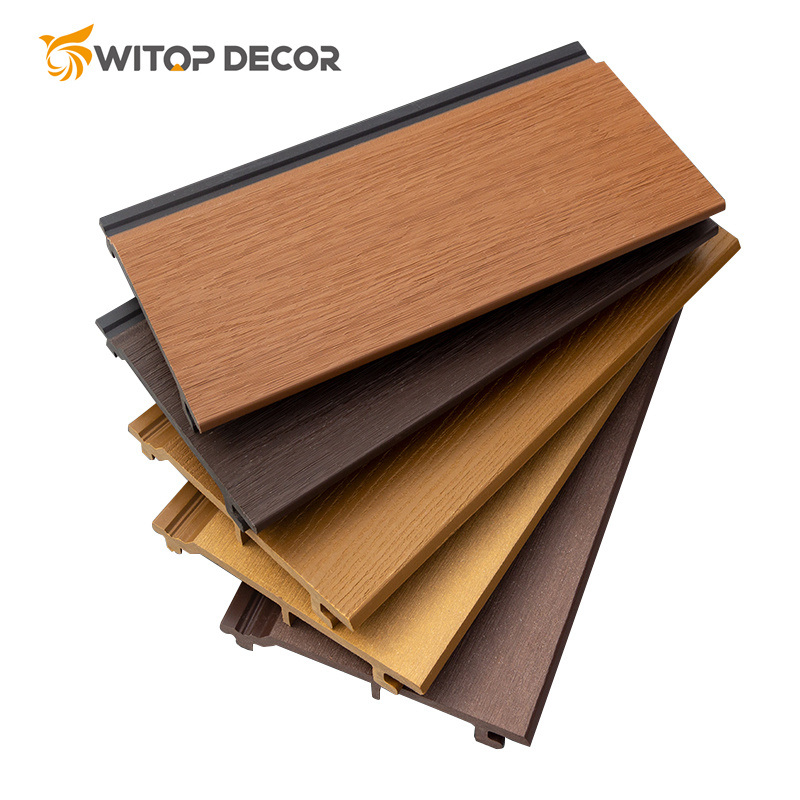 Great Outdoor Plastic Composite Garden Cladding Exterior Waterproof Outdoor Fluted WPC Wall Panel