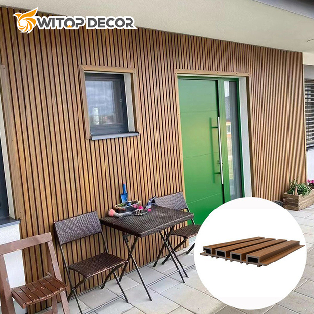 PE Co-Extrusion Wall Cladding WPC Wall Panel for Decoration and Construction