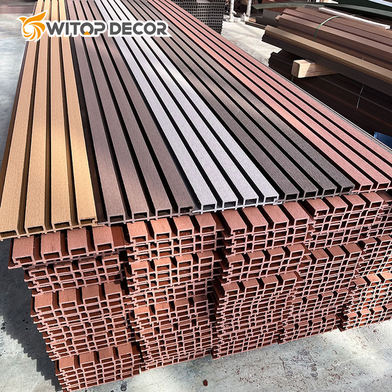 Co-Extrusion Exterior Wall Panel WPC Wall Cladding