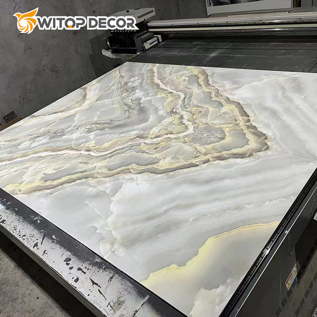 Hot Sale 3D Printinguv Marble Plastic Sheet PVC Wall Panel