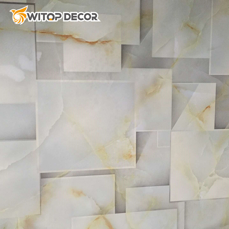 Hot Sale 3D Printinguv Marble Plastic Sheet PVC Wall Panel