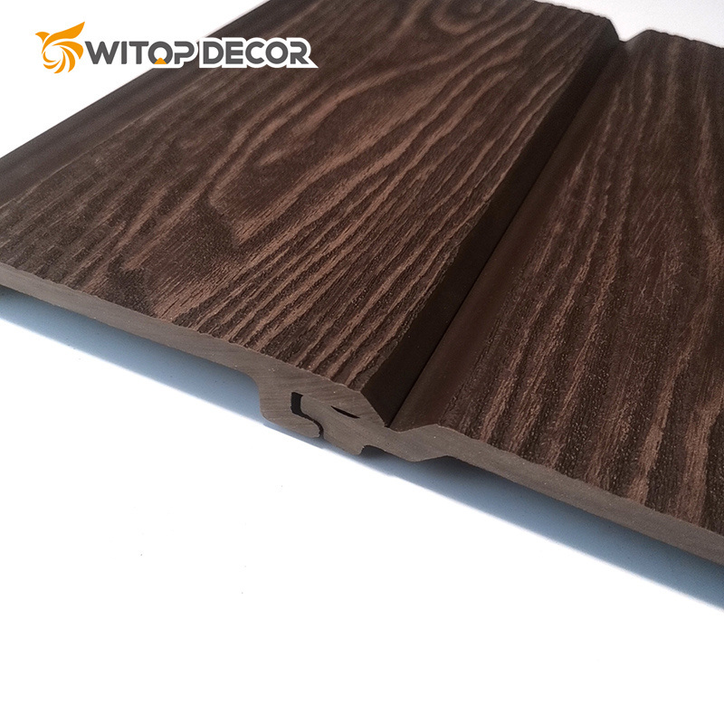 WPC Wall Cladding and Co-Extrusion Wall Cladding Brushed Flute Wall Cladding