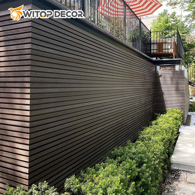 Co-Extrusion WPC Wall Cladding Panel Sheet Wood Wall Exterior