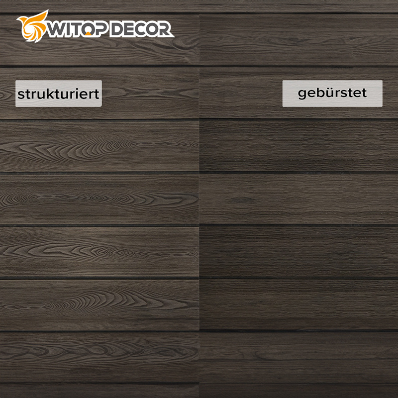 Co-Extrusion Outdoor Solid WPC Coextrusion Flooring Hollow Wood Plastic Composite Decking