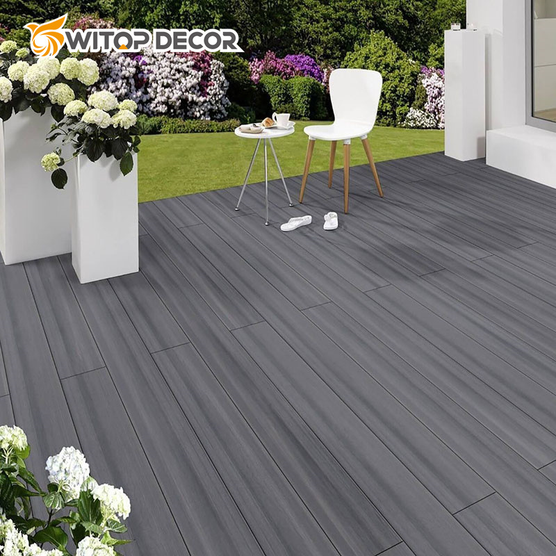 Solid Co-Extrusion WPC Decking Wood Plastic Composite Decking Outdoor
