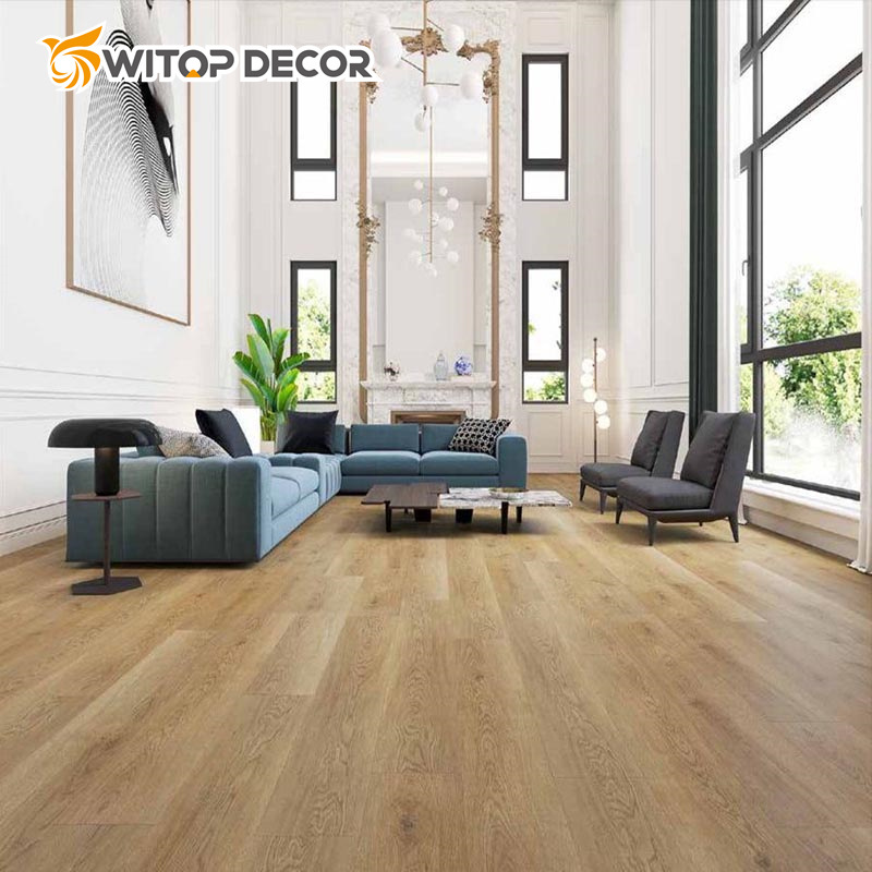 China Cheap Price Anti-Slip Indoor PVC Vinyl Click Lock Spc Waterproof Flooring