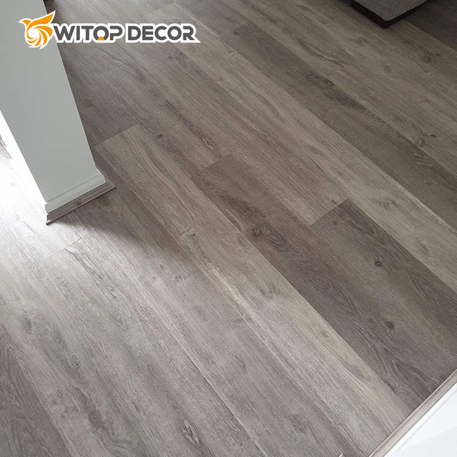 Luxury Wood Texture Tile PVC/Spc Click-Lock Planks Herringbone Click Spc Flooring