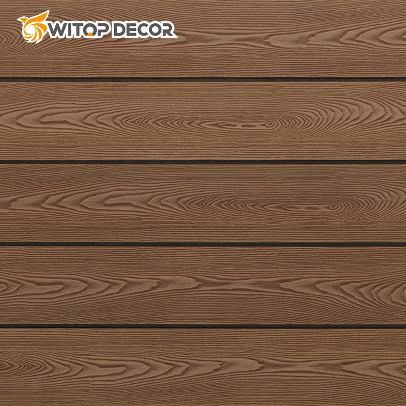 Eco-Friendly Strong Weatherability Solid WPC Composite Decking