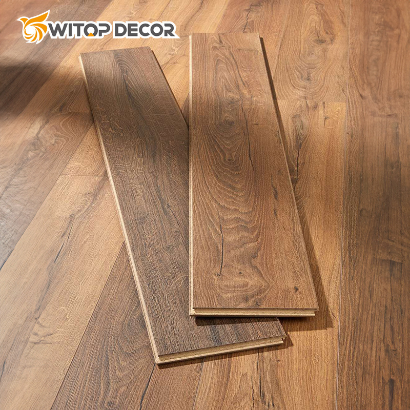 Deep Embossed Spc Plastic Flooring 4 mm with 1.5 mm IXPE Pad