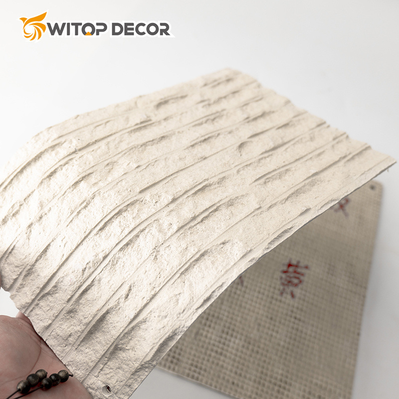 Lightweight PU Stone Wall Panel 3D Panel Stone Flexible Cladding Stone