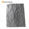 Wall 590*290mm Sandstone Flexible Stone 3D Wallpaper Wall Panel Black