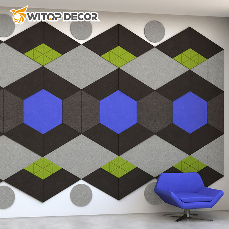 Factory Wholesale Custom Dust-Proof Decoration 100% Polyester Acoustic Panel