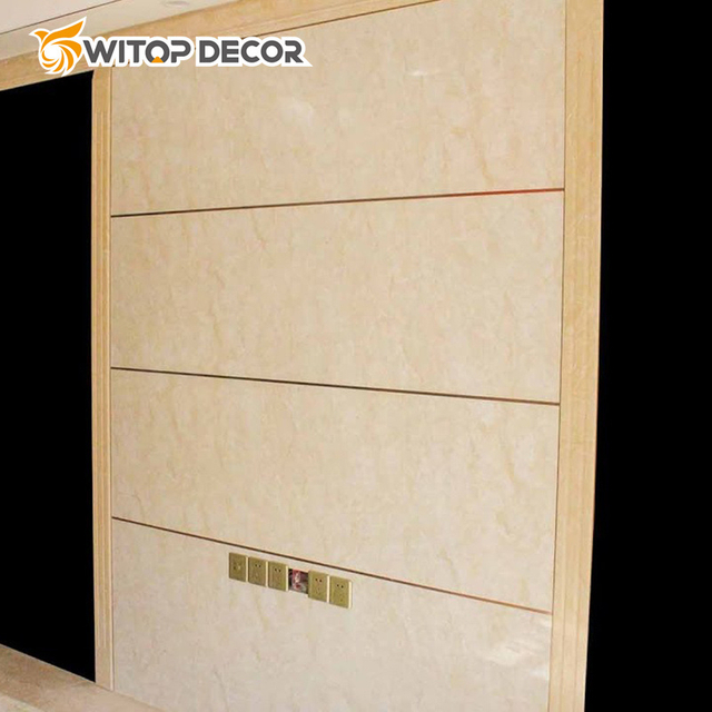 Factory Customized 1220X2440mm 3D Design PVC UV Marble Sheet