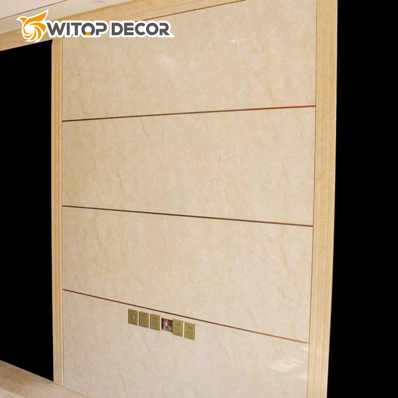 Factory Customized 1220X2440mm 3D Design PVC UV Marble Sheet