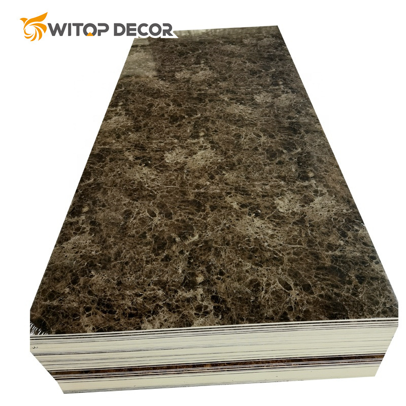 Hot Sale 3D PVC UV Marble Sheet Manufacturer Grain Sheet