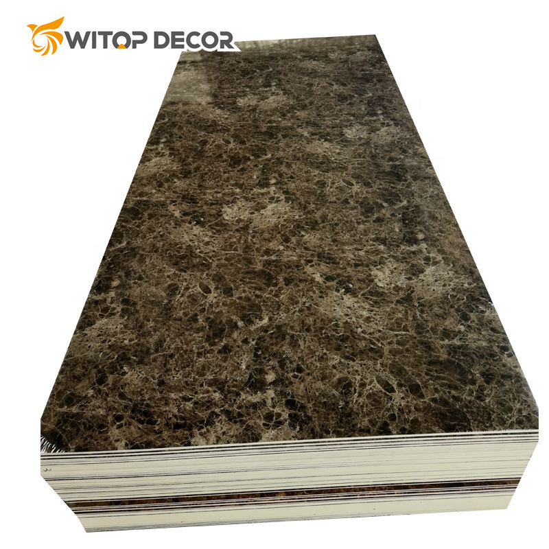 Hot Sale 3D PVC UV Marble Sheet Manufacturer Grain Sheet