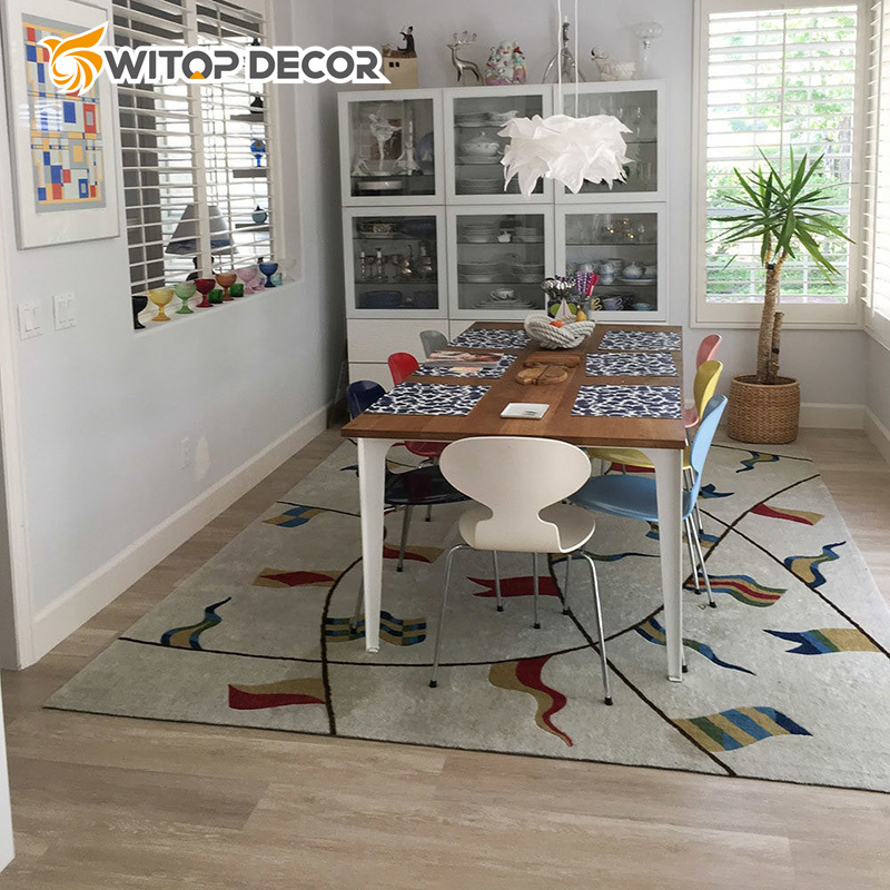 Anti-Scratch Adhesive 1.2mm DIY Vinyl PVC Spc Flooring