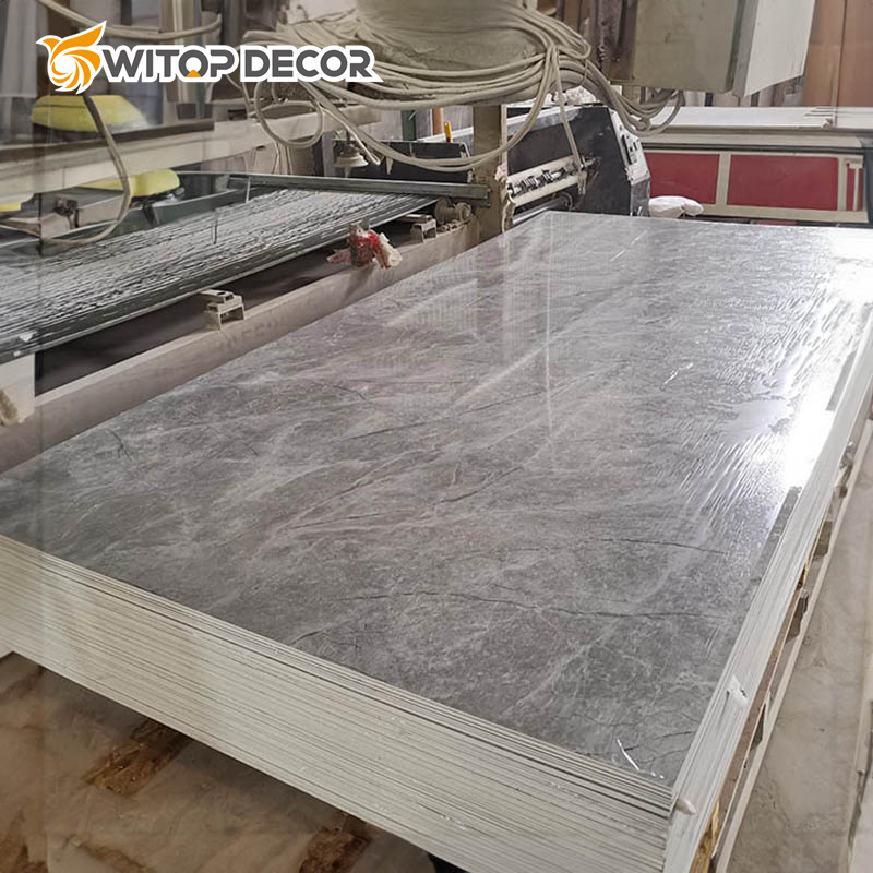 3D Open Book Artificial PVC Texture Sheet Plastic 3mm PVC Marble Sheet