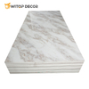 Manufacturer 1220X2440mm High Glossy PVC Marble Sheet for Interior Wall Panel