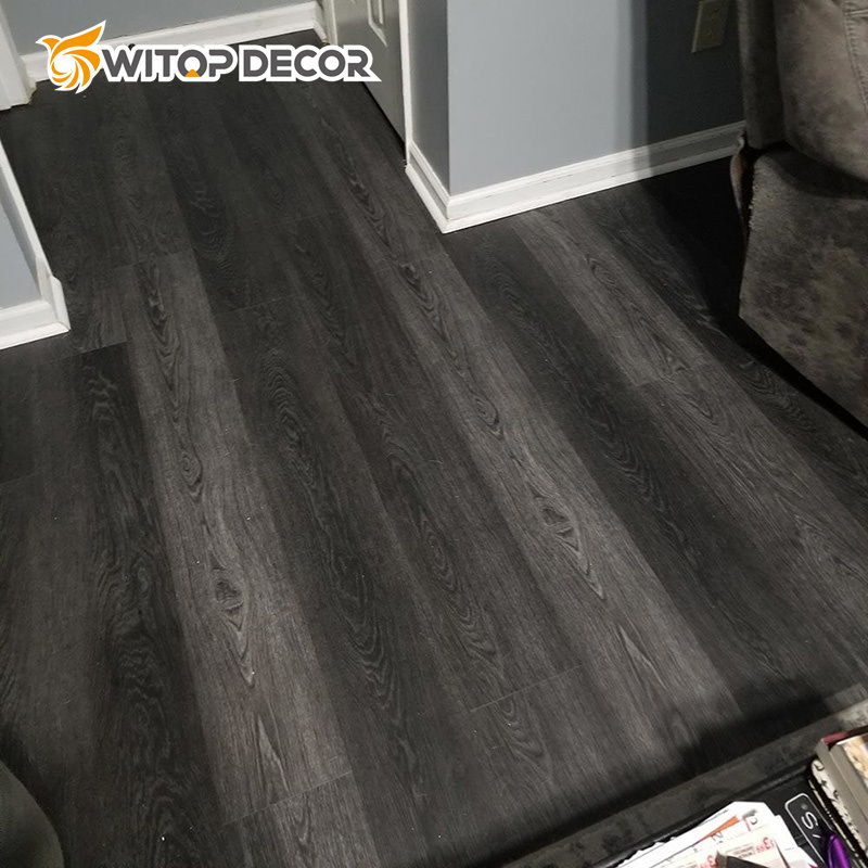 Wooden Design Color Waterproof Click Spc Lvt PVC Plastic Vinyl Flooring