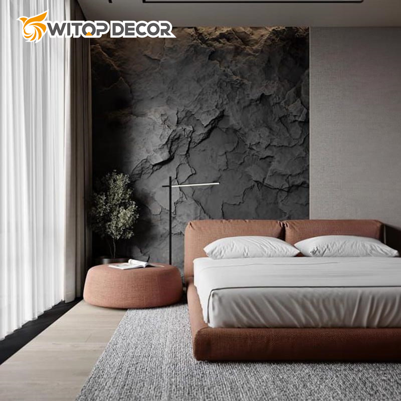 Factory Direct Selling Outdoor Stone PU Decorative 3D Artificial Wall Panels PU Square