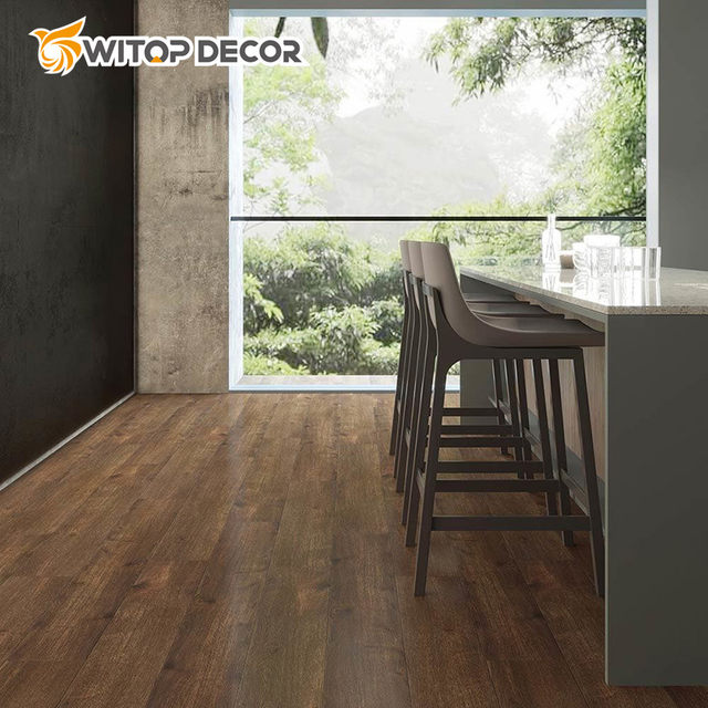 Simple Color Fire Retardant PVC Flooring Vinyl Flooring Click Spc Flooring
