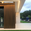 Exterior Modern Art Decorative Outdoor WPC 3D Wall Panel