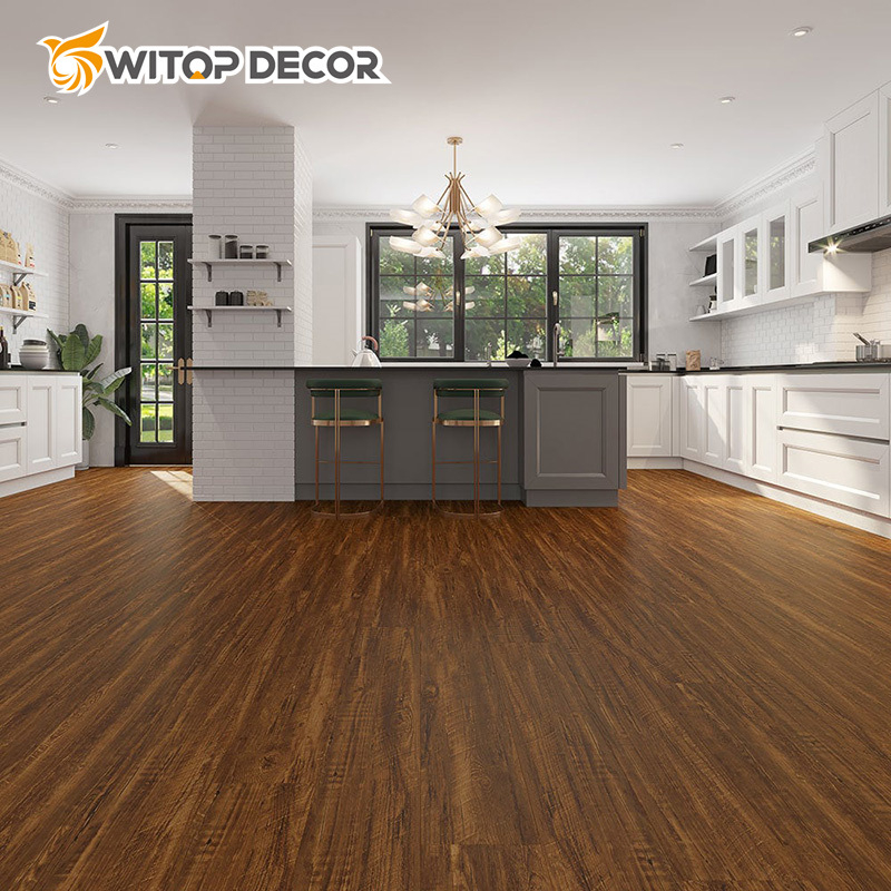 Luxury Ecofriendly Inhomogenius Self Stick Antiscratch Spc Economic Floating Floor