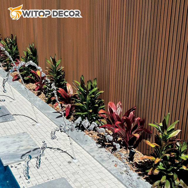 Outdoor Waterproof WPC Wall Cladding Outdoor Decorative Panel WPC Wall Covering Board