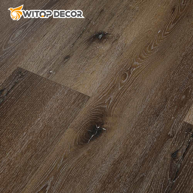 Plastic High End Parque Look Interlock Spc Flooring