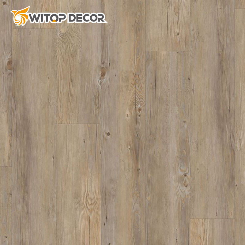 Hot PVC Waterproof Wooden Lvt Flooring Tile for Hospital School