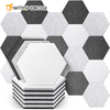 White Large Perforated Music Proof Wall Studio Acoustic Sound Panels