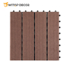 Hollow Balcony Anti-Slip Wood Plastic Composite WPC Co-Extrusion Decking
