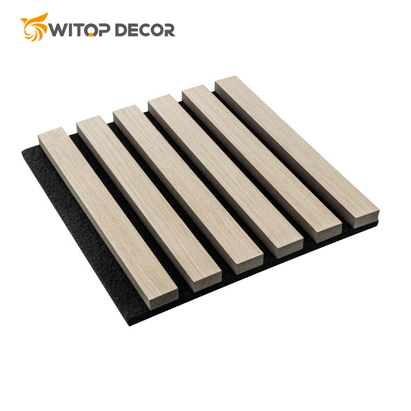 Grooved Wooden Acoustic Wall Panels