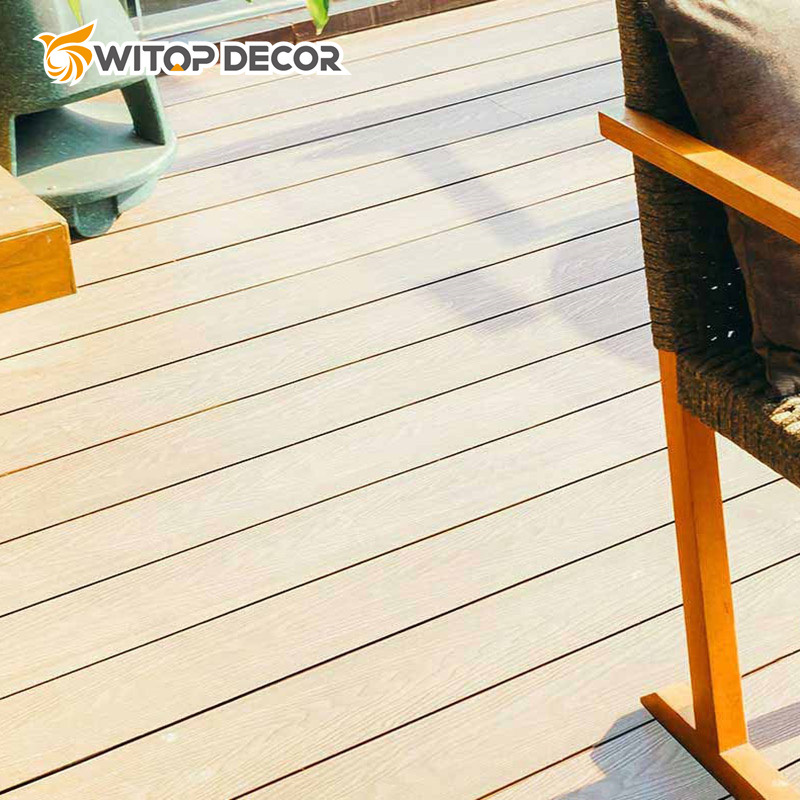 Weather Resistant New Technology WPC Planks Co-Extrusion Timber Composite Decking