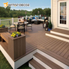 Co-Extrusion 25mm Thickness Solid Wood Decking Outdoor Hardwood Decking