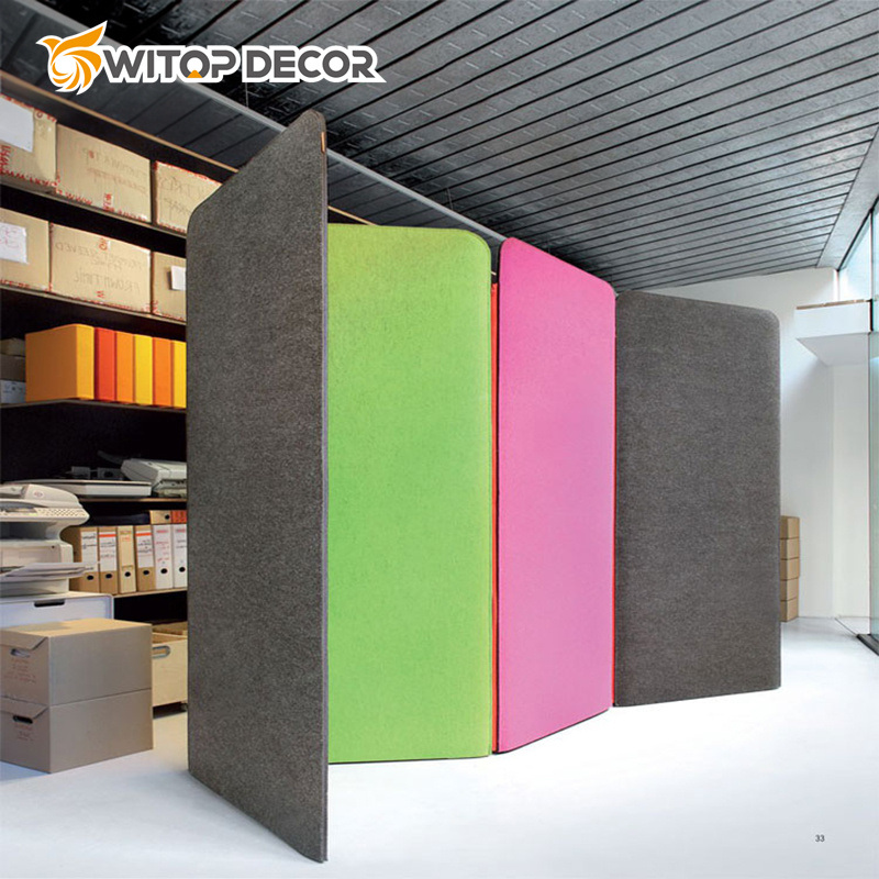 Sound Insulation Wall Acoustical Panel Noise Absorbing Fabric Wall Panels