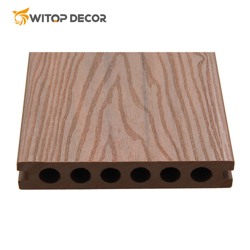 Outdoor WPC Floor Decking Waves WPC Outdoor Decking Flooring