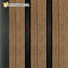 Acoustic Slat Panel Pet Wrapped MDF Colors 60X60 Cm Slats Wall Panel