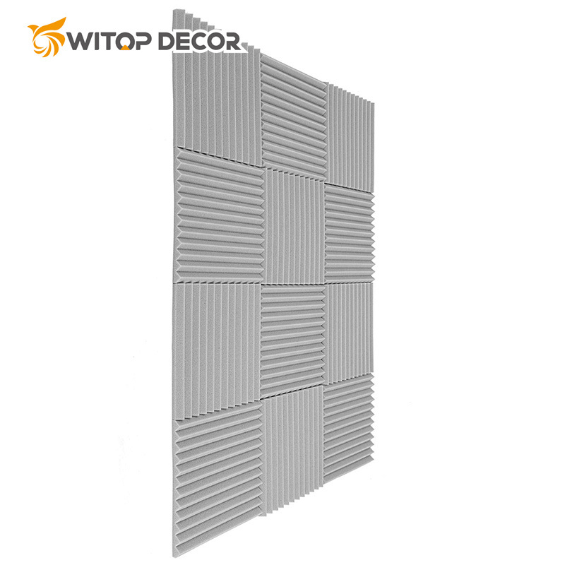 Multi Function High Density Studio Self Adhesive Pet Soundproof Acoustic Panels