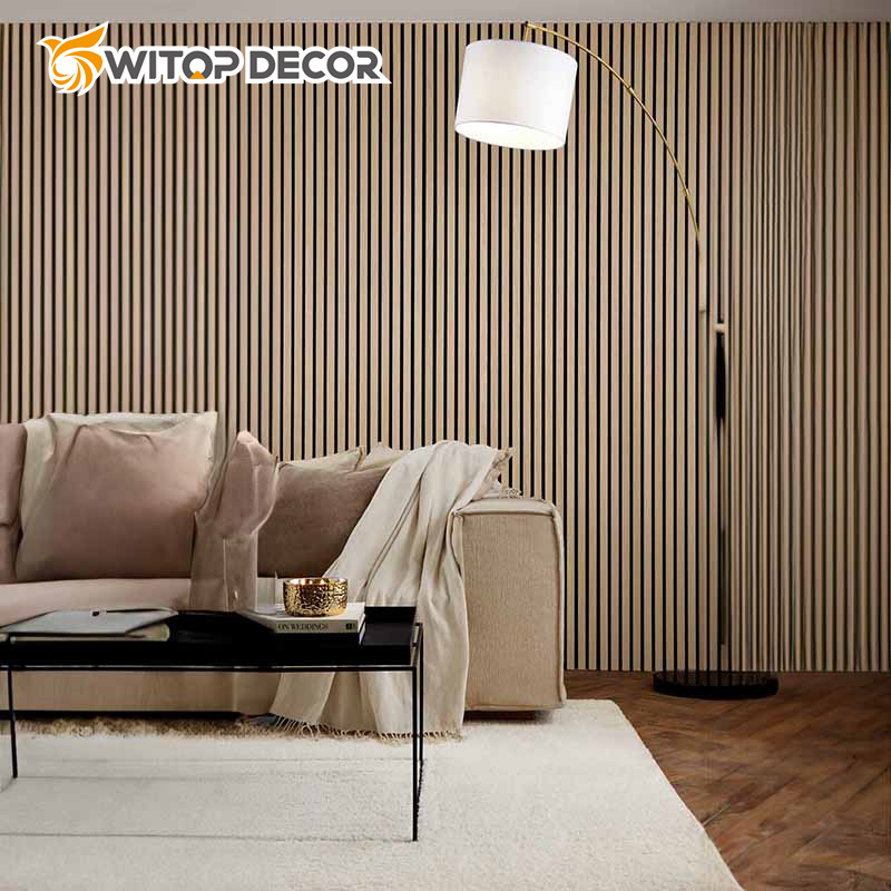 Wooden Slat Acoustic Felt Panel