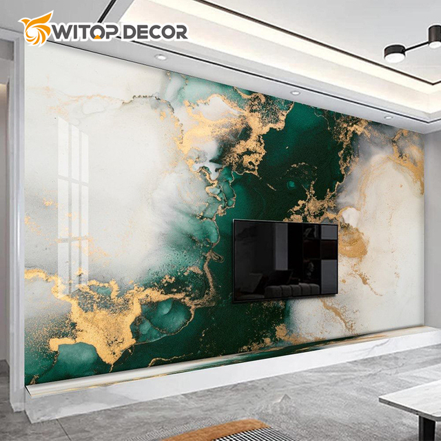 1220*2440 UV Sheet Decoration PVC Rein Marble Sheet
