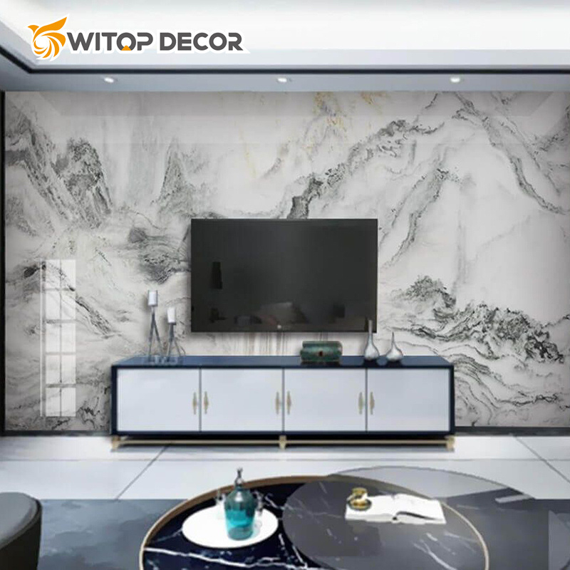 Waterproof UV Panel PVC Marble Sheet 3D Marble Wall Panel for Wall