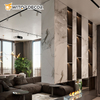 Interior Decorative High Glossy PVC UV Marble Sheet Easy to Install PVC Marble Board