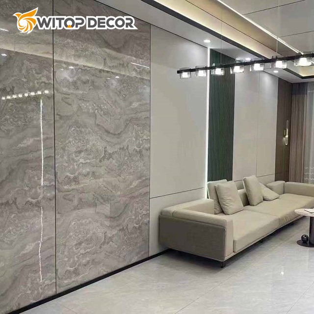 Latest Design PVC Marble Wall Panel Marble Alternative