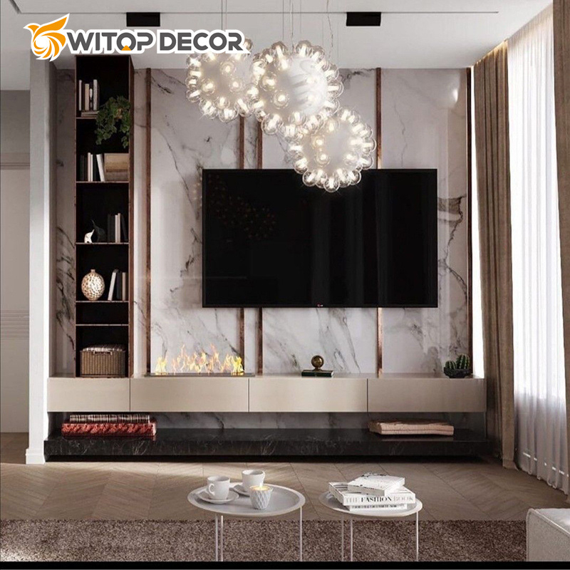 High Glossy 1220*2900*3mm UV Wall Panel PVC Marble Grain Sheet