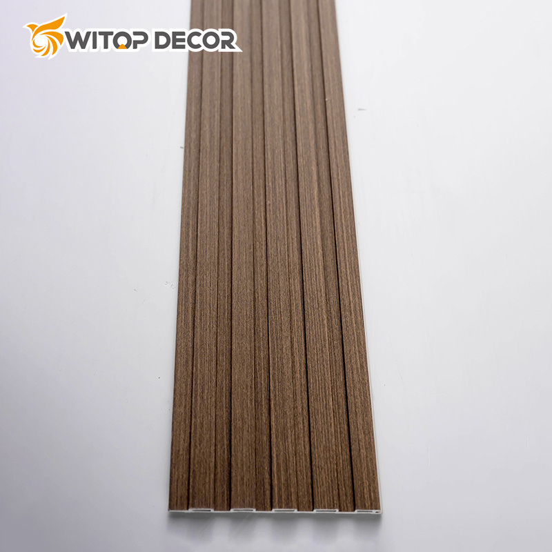 Home Decorative Wall Cladding Wooden Plastic Composite WPC Wall Panels