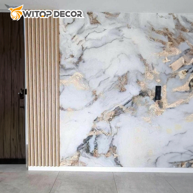 PVC UV Marble High Glossy Board for Interior