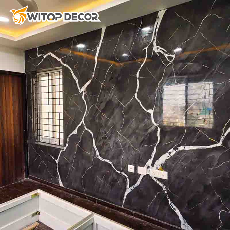 Easy Install Waterproof High Gloss UPVC Marble Sheet Manufacturer in China
