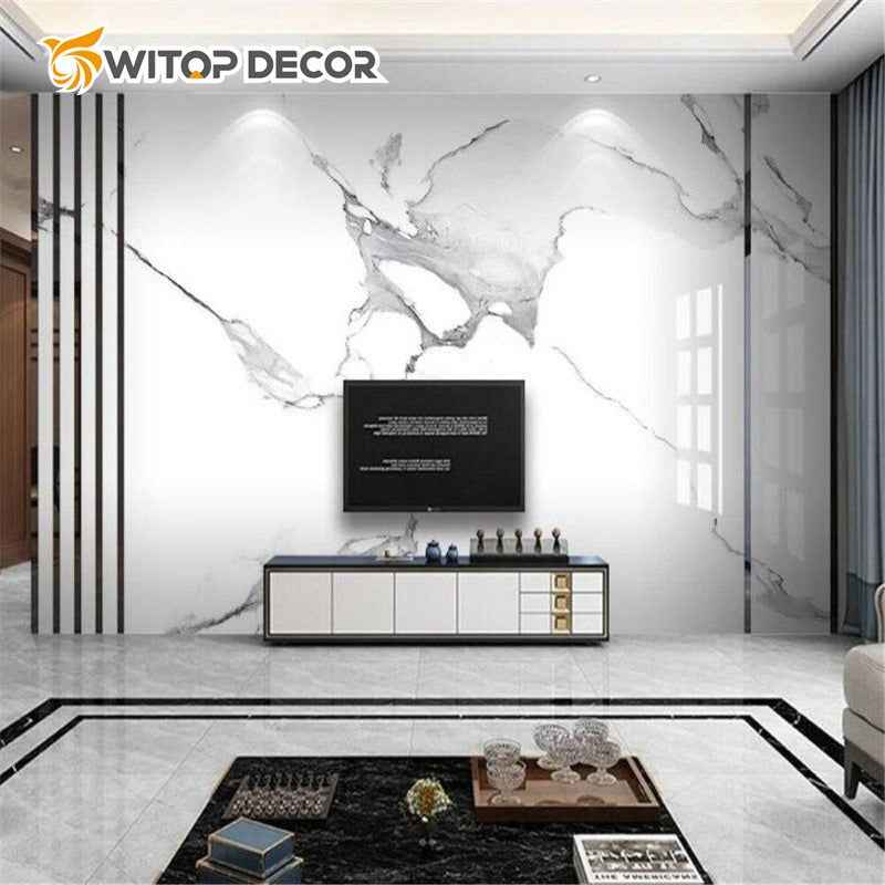 Low Mantaince Artificial PVC Texture Marble Sheet UV Marble Sheet PVC Marble Wall Panel
